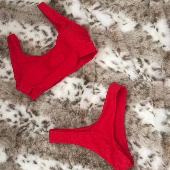 Nasty Gal Other - High cut red bikinI✨✨